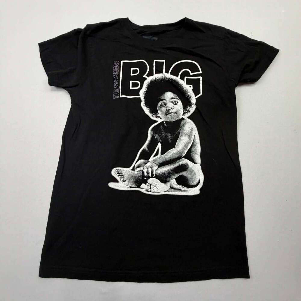 The Notorious B.I.G. Biggie Smalls Baby Ready To Die Graphic T-Shirt